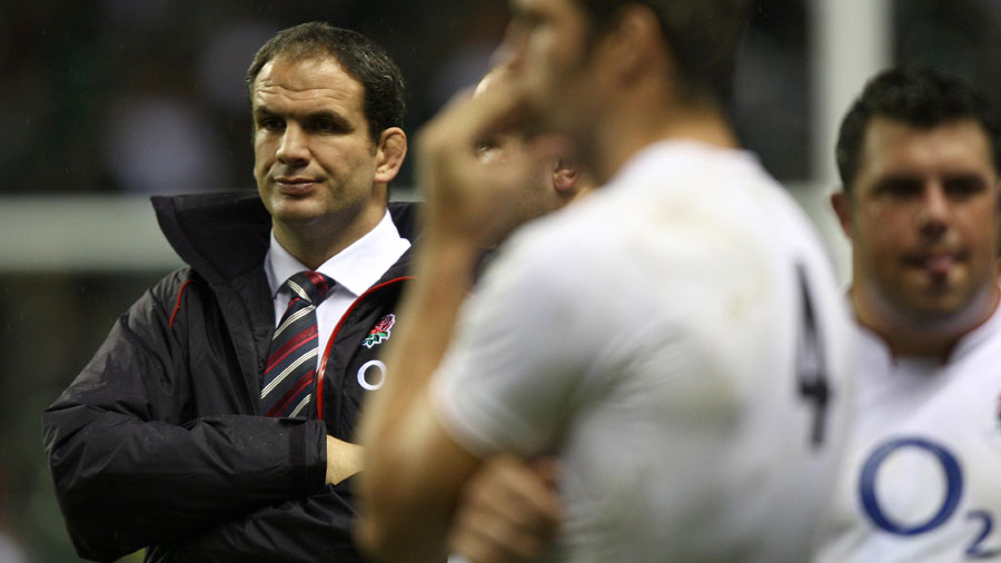 England manager Martin Johnson after the New Zealand loss