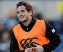 London Wasps' Danny Cipriani smiles during a warm-up