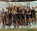 New Zealand 7s celebrate victory in George