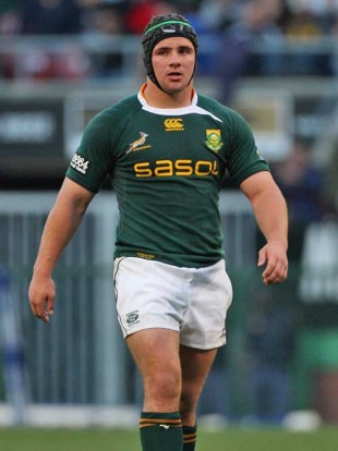 South Africa flanker Heinrich Brussow in action against Australia, South Africa v Australia, Tri-Nations, Newlands Stadium, Cape Town, South Africa, August 8, 2009