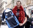 Glasgow's Alastair Kellock does a bit of last minute Christmas shopping