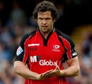 Saracens centre Andy Farrell dusts himself down