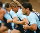 The Waratahs' Lachie Turner in action during pre-season
