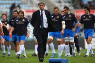Nick Mallett the Italy coach prior to the RBS Six Nations Championship match between Italy and Scotland at the Stadio Flaminio, Rome, Italy, March 15, 2008. 
