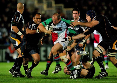 Harlequins Gary Botha in action in the Guinness Premiership