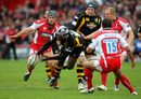London Wasps' Serge Betsen in action during the 2008-09 Anglo-Welsh Cup