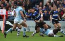 Shontayne Hape in action for Bath during the 2008-09 Anglo-Welsh Cup