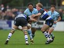 Alesana Tuilagi in action for Leicester Tigers during the 2008-09 Anglo-Welsh Cup
