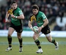 Northampton wing Ben Foden sets off on a counter-attack