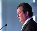 Australian Rugby Union CEO John O'Neill talks to the media