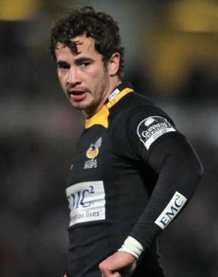London Wasps fly-half Danny Cipriani looks on, London Wasps v Newcastle Falcons, Guinness Premiership, Adams Park, Wycombe, England, January 3, 2010