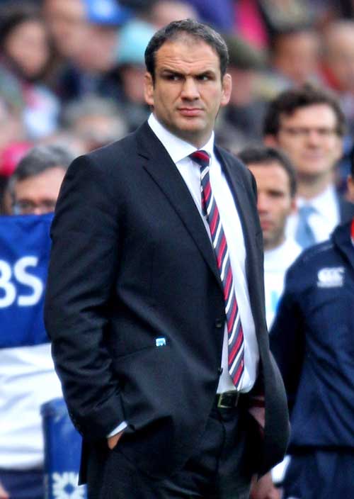 England manager Martin Johnson is far from impressed by his side