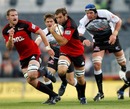 George Whitelock charges forward for the Crusaders