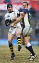 Wasps fly-half Danny Cipriani kicks the ball past Leeds' Richard Welding