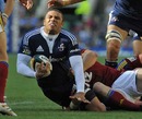 The Stormers' Bryan Habana is felled by the Highlanders